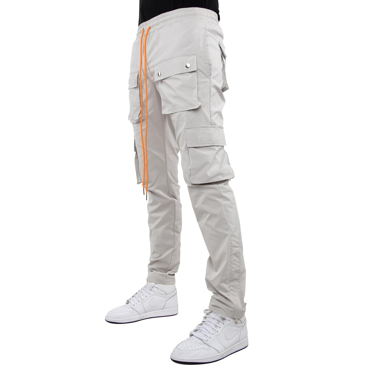 Snap Cargo Pants (Grey)