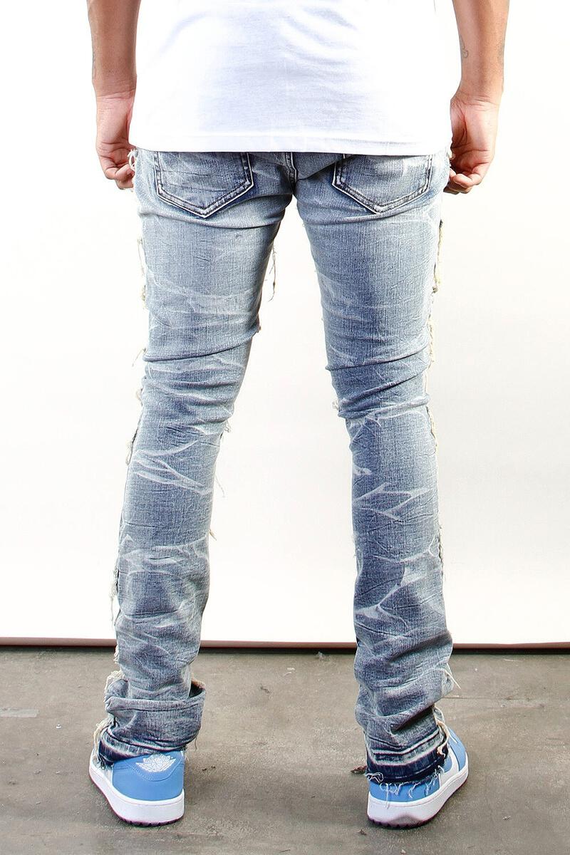 Union Stack Jeans (Crack Wash)