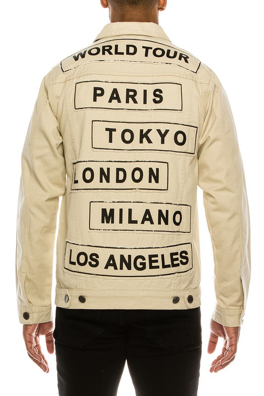 World Tour Colored Denim Jacket